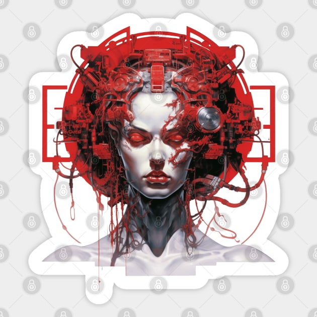 Shodan System Shock Sticker by Nightarcade